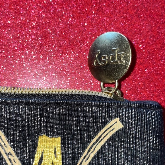 3/$10 Ipsy Glam Bag New Unused September 2016 Metallic Cosmetic Travel Makeup - Picture 5 of 7